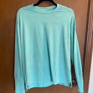 Teal Dri-Fit Nike Long Sleeve Tee